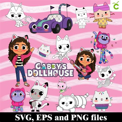 Gabby s Dollhouse Gabby s Dollhouse SVG Bundle Etsy España