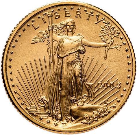 Монета США 5 долларов (dollars) 2004 UNC Liberty "Американский золотой ...