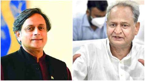 All India Congress Committee Aicc Tharoor Vs Gehlot Ashok Gehlot Shashi Tharoor To Contest