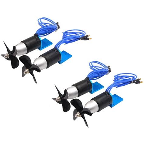 2pcs Ipx8 Waterproof Underwater Thruster 2838 350kv 24kg Thrust Brushless Motor With 55mm 60mm