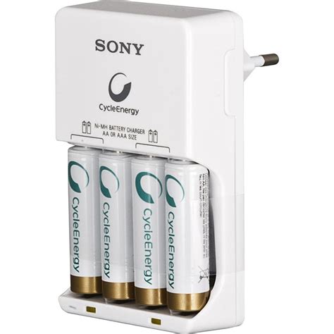 Sony BCG34HH4KN Cycle Energy NiMH Power Charger With Four 2100 MAh AA