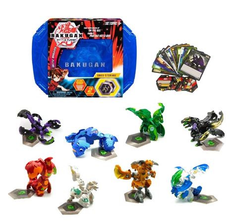 Бакуган, Ігровий набір Bakugan Evolutions 8 шт. + кейс, бокс, синій ...