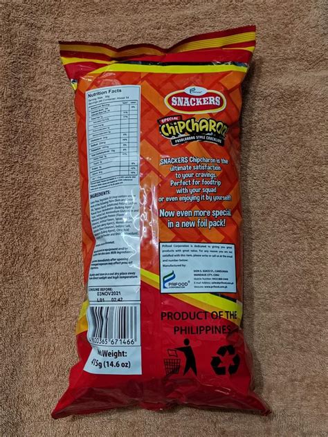 CHIPCHARON CHICHARON Lechon Kawali Flavor 415g Food Drinks Packaged