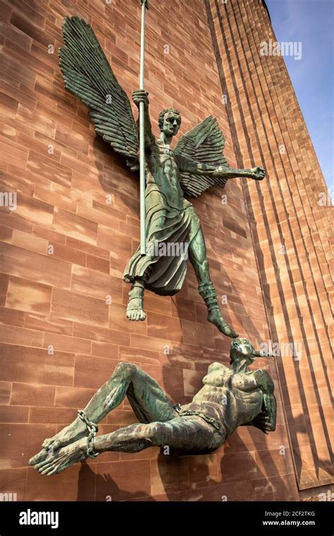 Uk England Coventry Cathedral St Michael S Victory Over The Devil