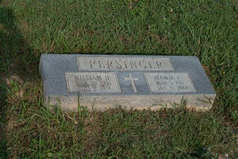 William Henry Persinger M Morial Find A Grave