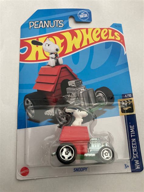 Snoopy Hot Wheels Peanuts 78 250 HW Screen Time 4 10 NEW Etsy