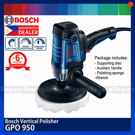 Bosch Gpo Mm Vertical Car Polisher Bosch Blue Line Regico