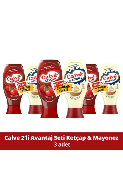 Calve Kili Orta Set Ket Ap Mayonez G X Adet Fiyat Yorumlar