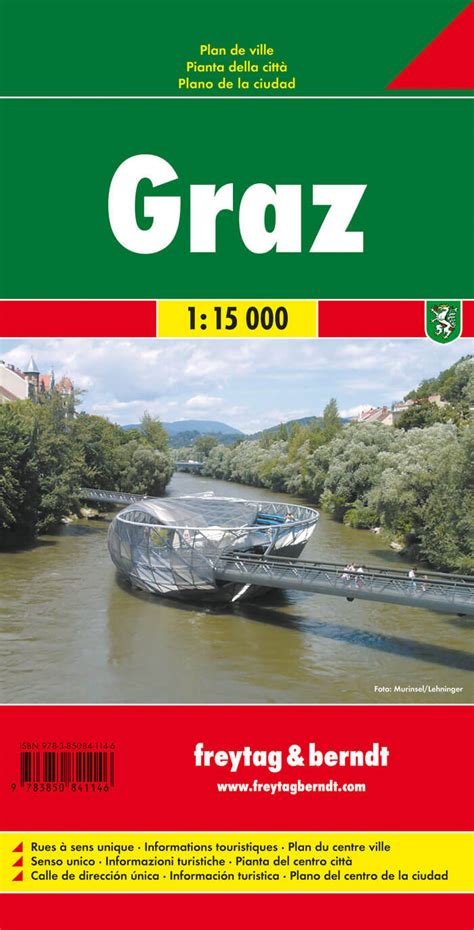 Graz Stadtplan 1 15 000 Von Freytagandberndt