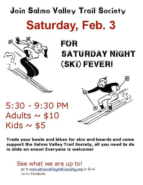 Ski Night Fundraiser at Salmo Ski Hill | Salmo Valley Trail Society