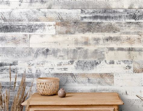 Farmhouse White Originals Rustic Wood Paneling