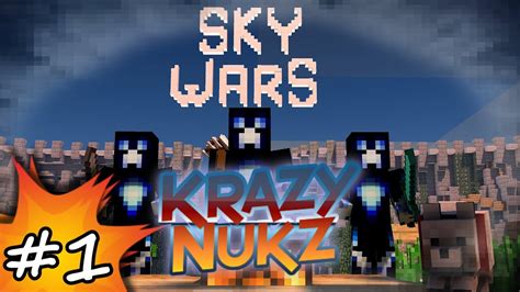 1 Minecraft Sky Wars Epic Fails Funny Win YouTube