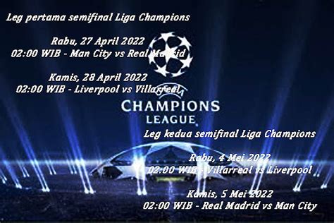 Ini Jadwal Lengkap Semifinal Liga Champions Halaman 7