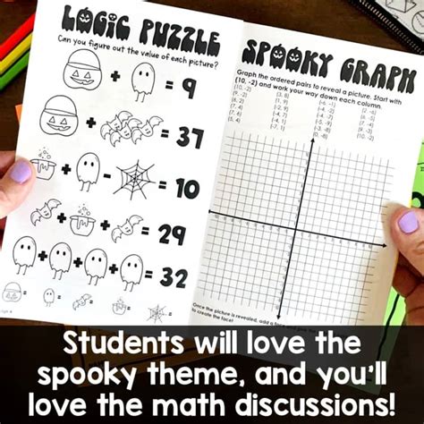 Halloween Math Activities For Middle School Students