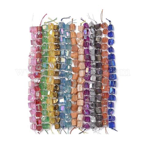 Wholesale Electroplated Natural Quartz Beads Strands Pandahall