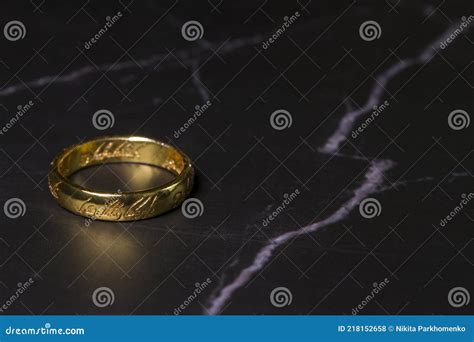 One Ring from Lord of the Rings Editorial Stock Photo - Image of ...