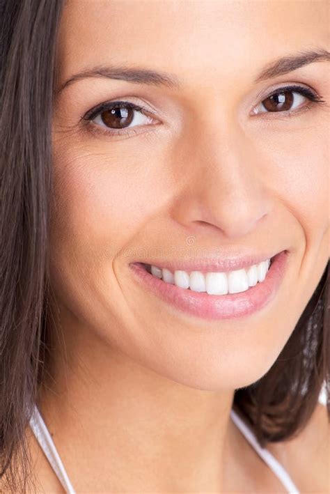 Flawless Perfection Closeup Studio Portrait Of A Beautiful Woman With