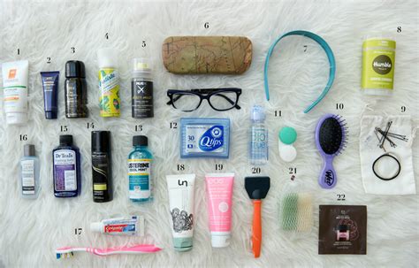Travel Toiletries Checklist Whats In My Carry On My Simple Wild