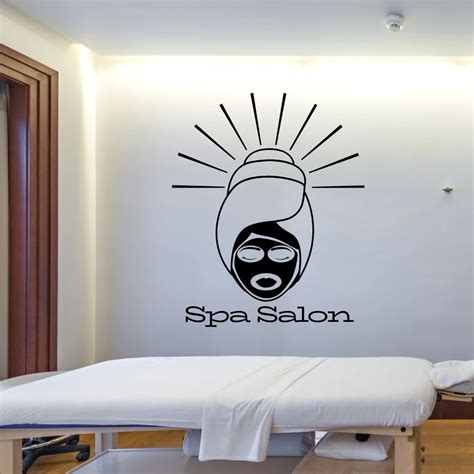 Face Spa Salon Wall Sticker Decal Spa Sticker Spa Relax Massage Room