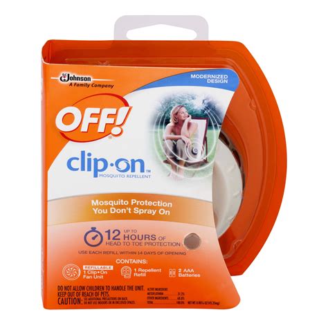 Off Clip On Mosquito Repellent Oz Walmart