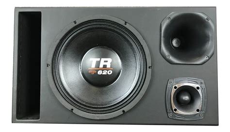 Caixa Trio Triton Tr620 620wrms 12 Pol Driver Tweeter