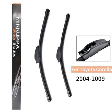 Mikkuppa Front And Rear Windshield Wiper Blades For Toyota Corolla Verso 2 2004 2005 2006 2007