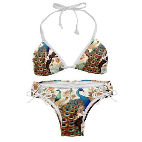 Bathing Suit For Women Womens Bikini Swimsuits String Bikini Xxl Forest