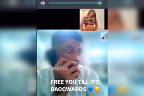 Blueface Watches Nearly Naked Woman Twerk On Prison Call Goldmarkvinyl