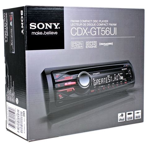 Sony CDX-GT56UI купить + отзывы и характеристики