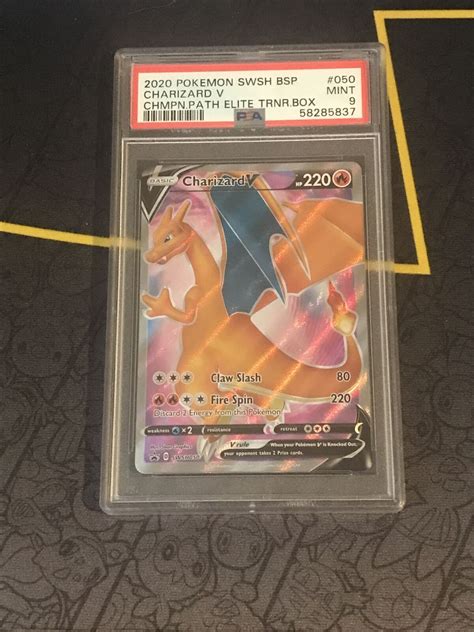 Mavin Charizard V SWSH050 Black Star Promo Champion S Path Full Art