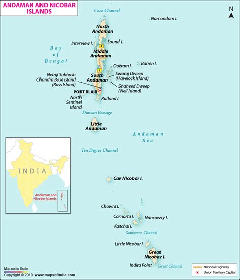 Andaman And Nicobar Islands Map Map Of Andaman And Nicobar Islands