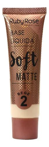 Base Liq Soft Matte Ruby Rose Tons Nude Tono Tono MercadoLivre