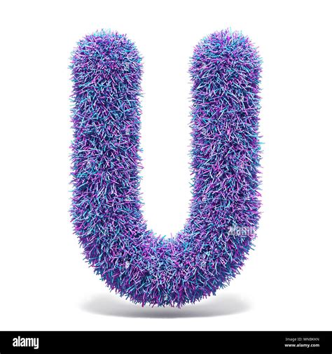 The Letter U In Purple