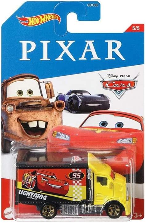 Amazon Hot Wheels Pixar Cars Lightning McQueen Hiway Hauler Toys Games