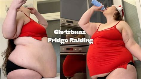 Christmas Fridge Raiding 480 MKV BBW Bonnie Clips4sale