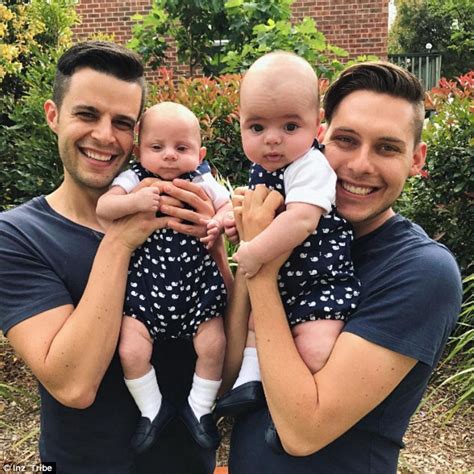 Gay Dads Come Out In Support Of Qantas Stance On Marriage Daily Mail Online