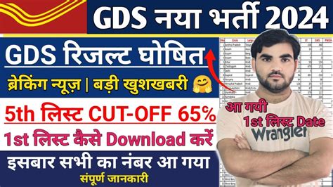 Gds Th List Cut Off L Gds Result L Gds Cut Off L Post