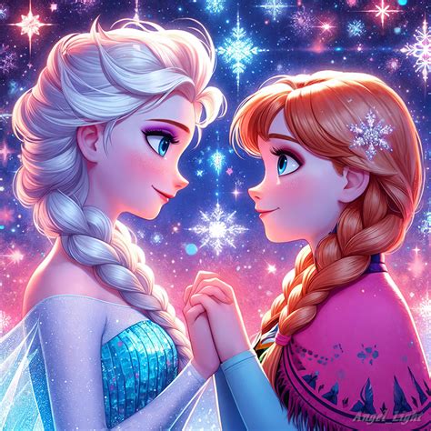 Elsa And Anna By Alluring Artwork On Deviantart