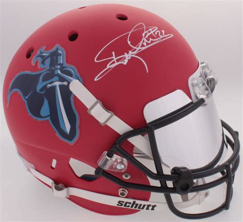 Derrick Henry Signed Titans Custom Matte Red Full Size Helmet With