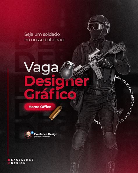 Vaga para Designer Gráfico Excelence Design on Behance