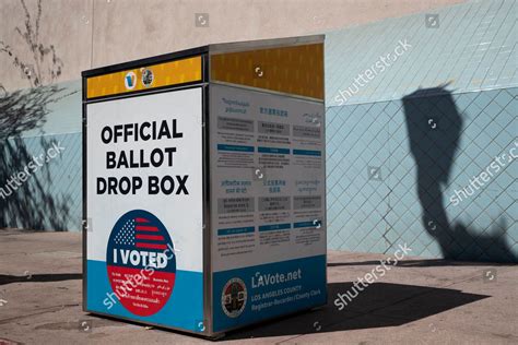 Official Ballot Drop Box Pictured Outside Editorial Stock Photo - Stock ...