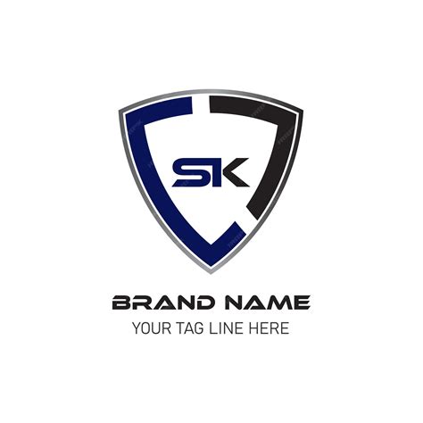 Premium Vector | Sk brand letter logo design