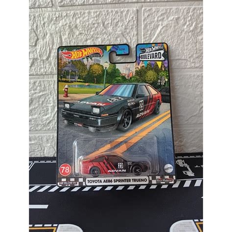 Jual Hot Wheels Toyota Ae Sprinter Trueno Advan Boulevard Premium Shopee Indonesia