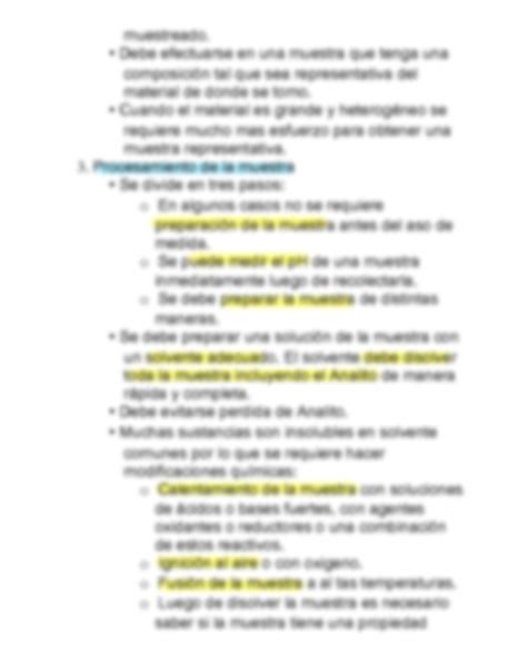 Solution Aspectos Generales De La Qu Mica Anal Tica Studypool