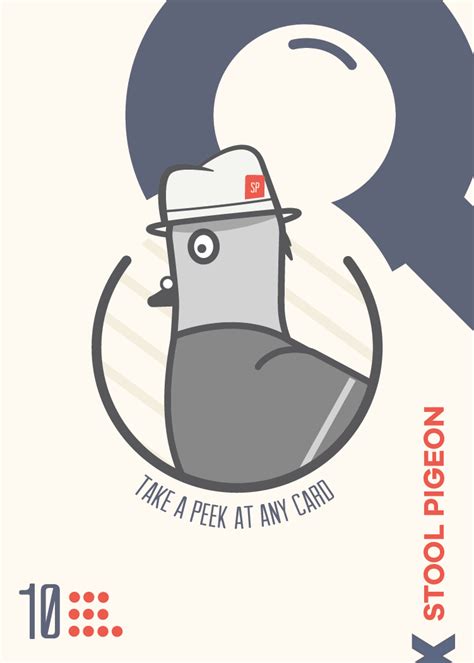 Stool Pigeon Game by Jon Yetter | Work Samples