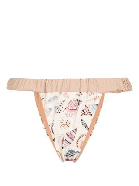 Marysia Bragas De Bikini Con Conchas Estampadas Farfetch