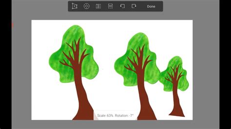 How To Draw Trees And Grass Youtube