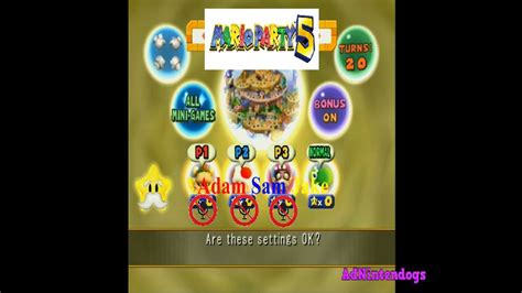 Mario Party 5 Toy Dream 3 Players Adam Vs Sam Vs Jake 20 Turns Youtube