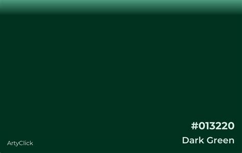 Dark Green Color Artyclick