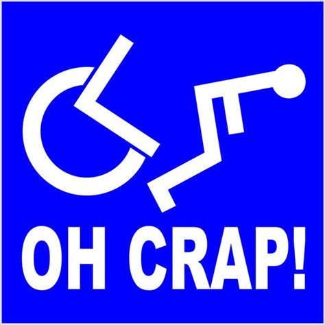 Funny Handicap Sign - ClipArt Best